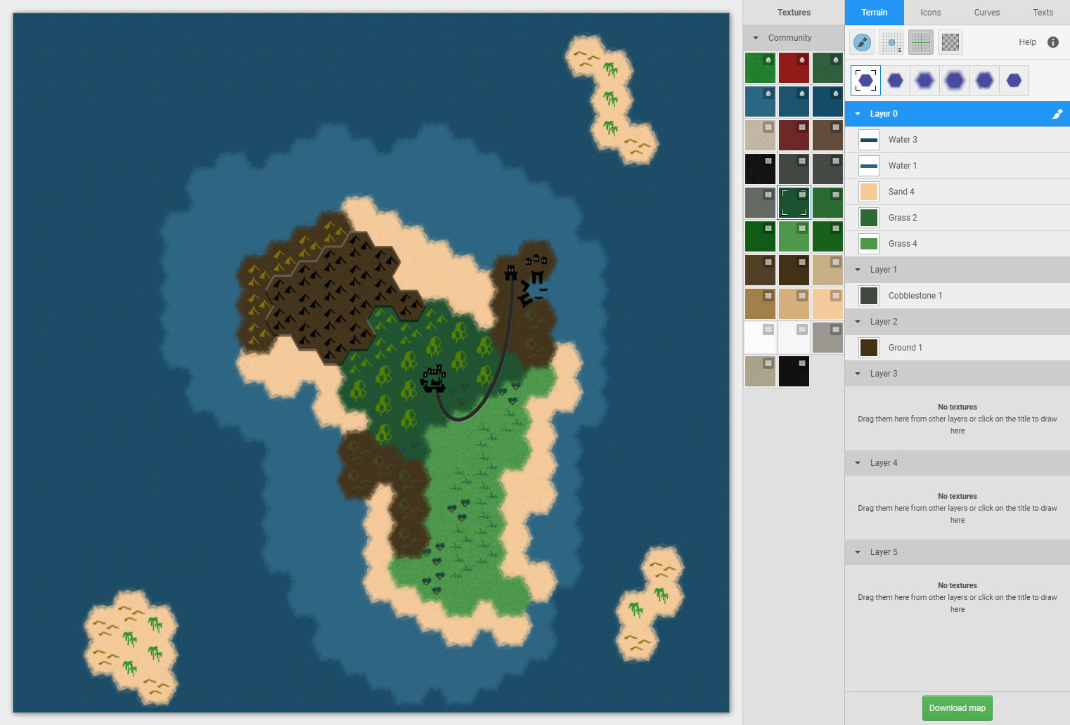 HEX map editor